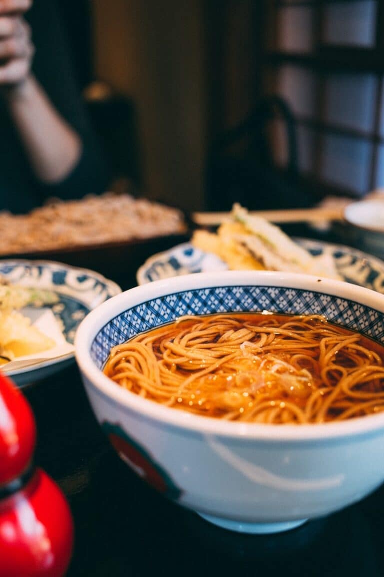 Tipos de fideos japoneses soba