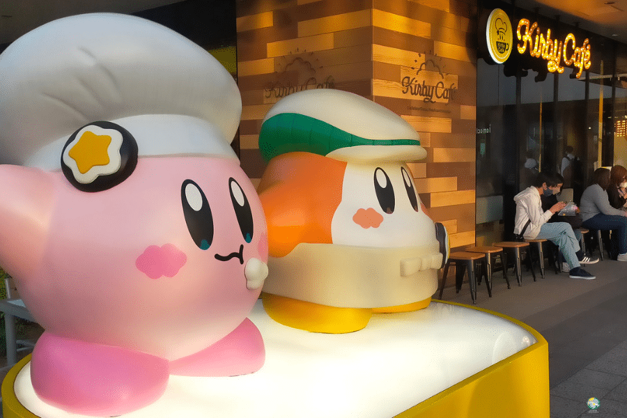 exterior del Kirby cafe Tokio