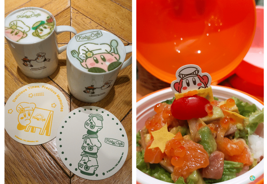 comida en Kirby Cafe Tokio