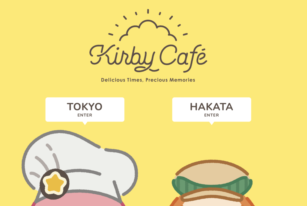 Cómo hacer tu reserva en Kirby Cafe​