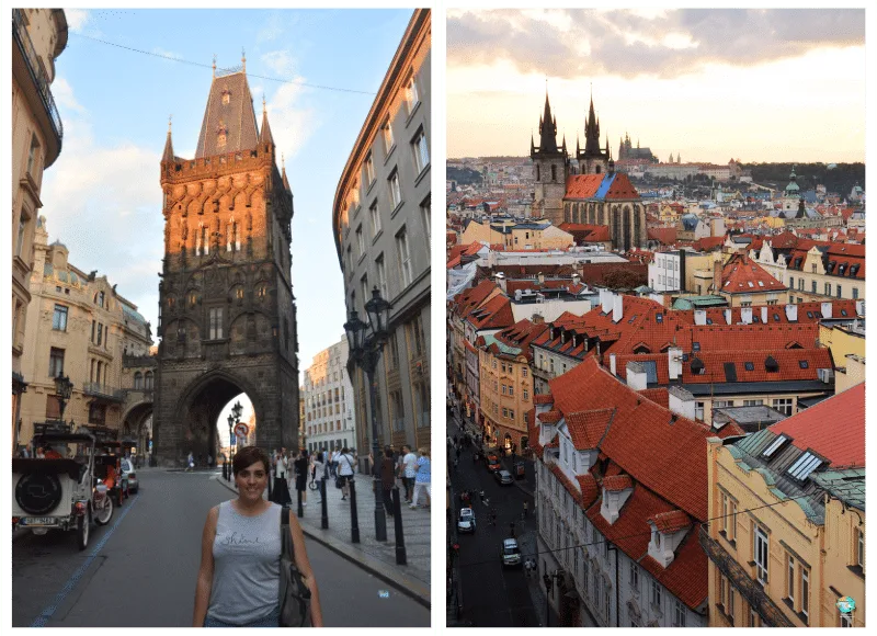 que ver en praga torre de la pólvora