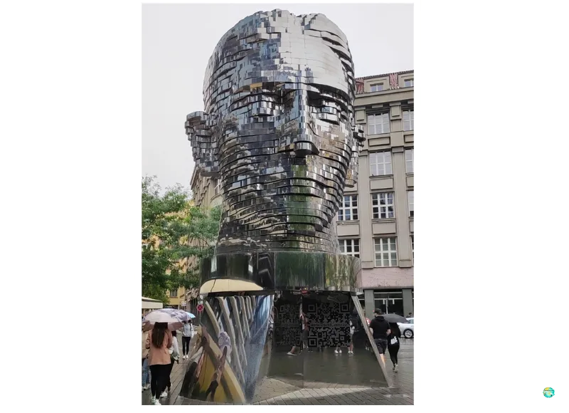 que ver en praga Cabeza de Kafka