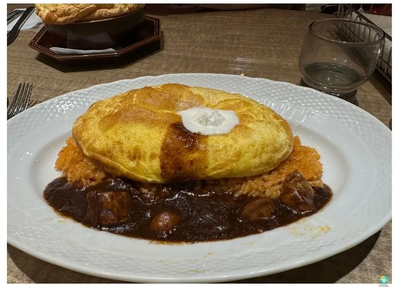 omu rice en Osaka