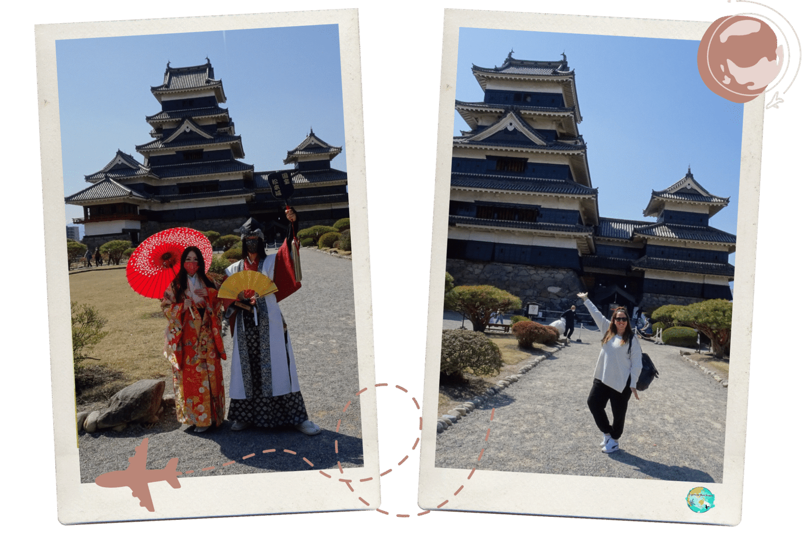 castillo de Matsumoto samurais