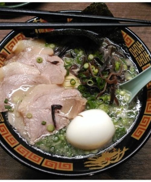 Comer en Japón ramen inhiban