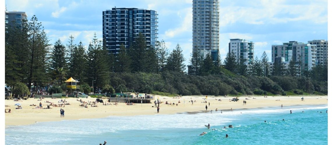 verano en Australia playa gold coast